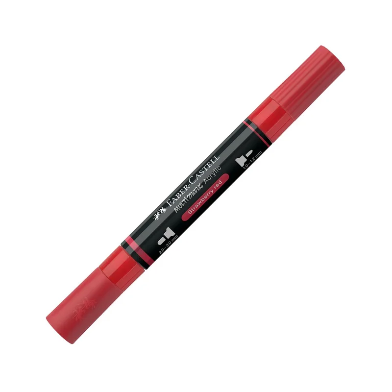 Acrylic marker Faber-Castell Multimark, No. 219, strawberry red
