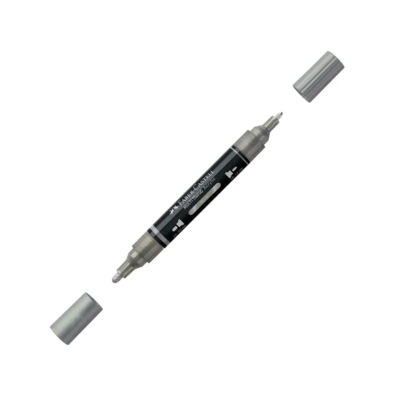Faber-Castell Акрилен маркер Multimark, № 251, сребрист
