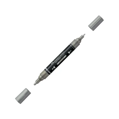 Faber-Castell Акрилен маркер Multimark, № 251, сребрист