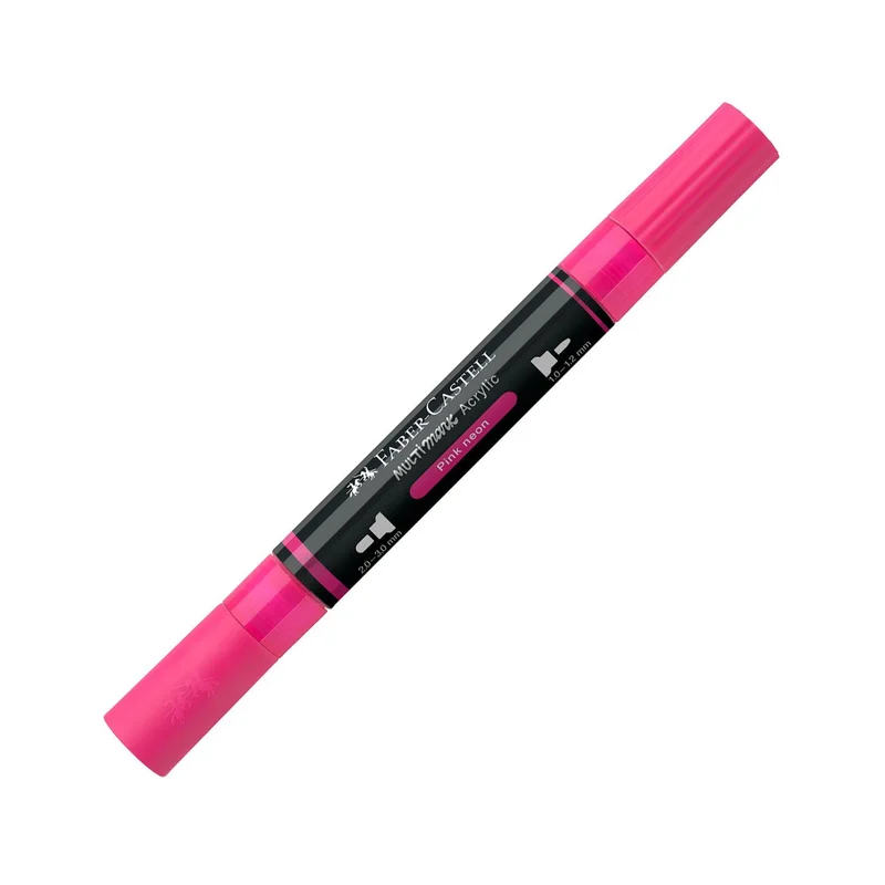 Acrylic marker Faber-Castell Multimark, No. 253, neon pink