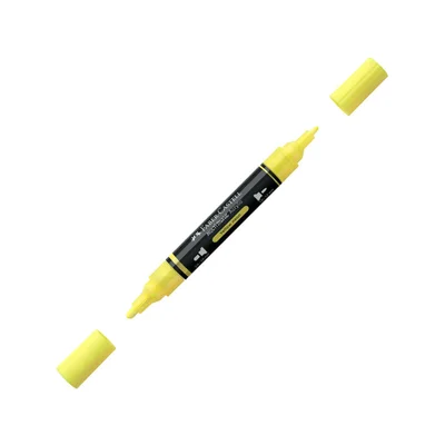 Faber-Castell Акрилен маркер Multimark, № 256, неоновожълт
