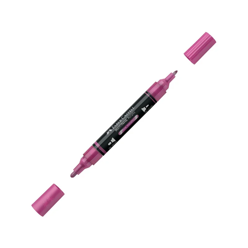 Acrylic marker Faber-Castell Multimark, No. 290, metallic pink