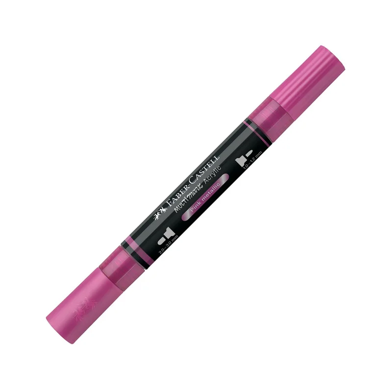 Acrylic marker Faber-Castell Multimark, No. 290, metallic pink