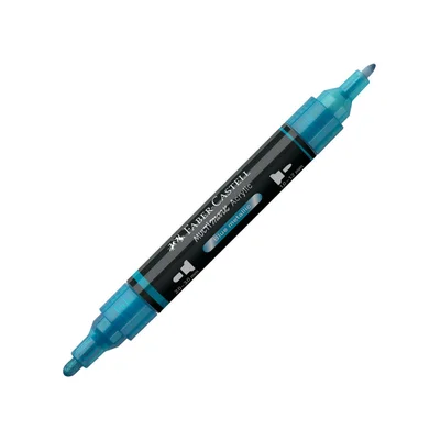 Acrylic marker Faber-Castell Multimark, No. 292, metallic blue