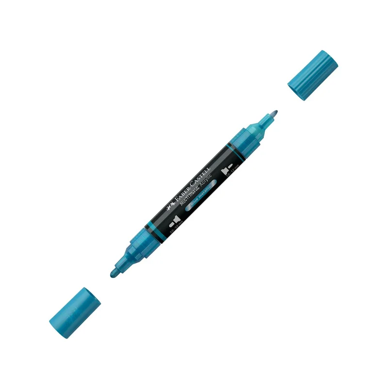 Acrylic marker Faber-Castell Multimark, No. 292, metallic blue