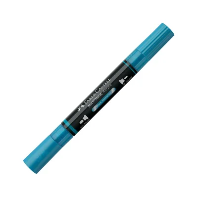 Acrylic marker Faber-Castell Multimark, No. 292, metallic blue