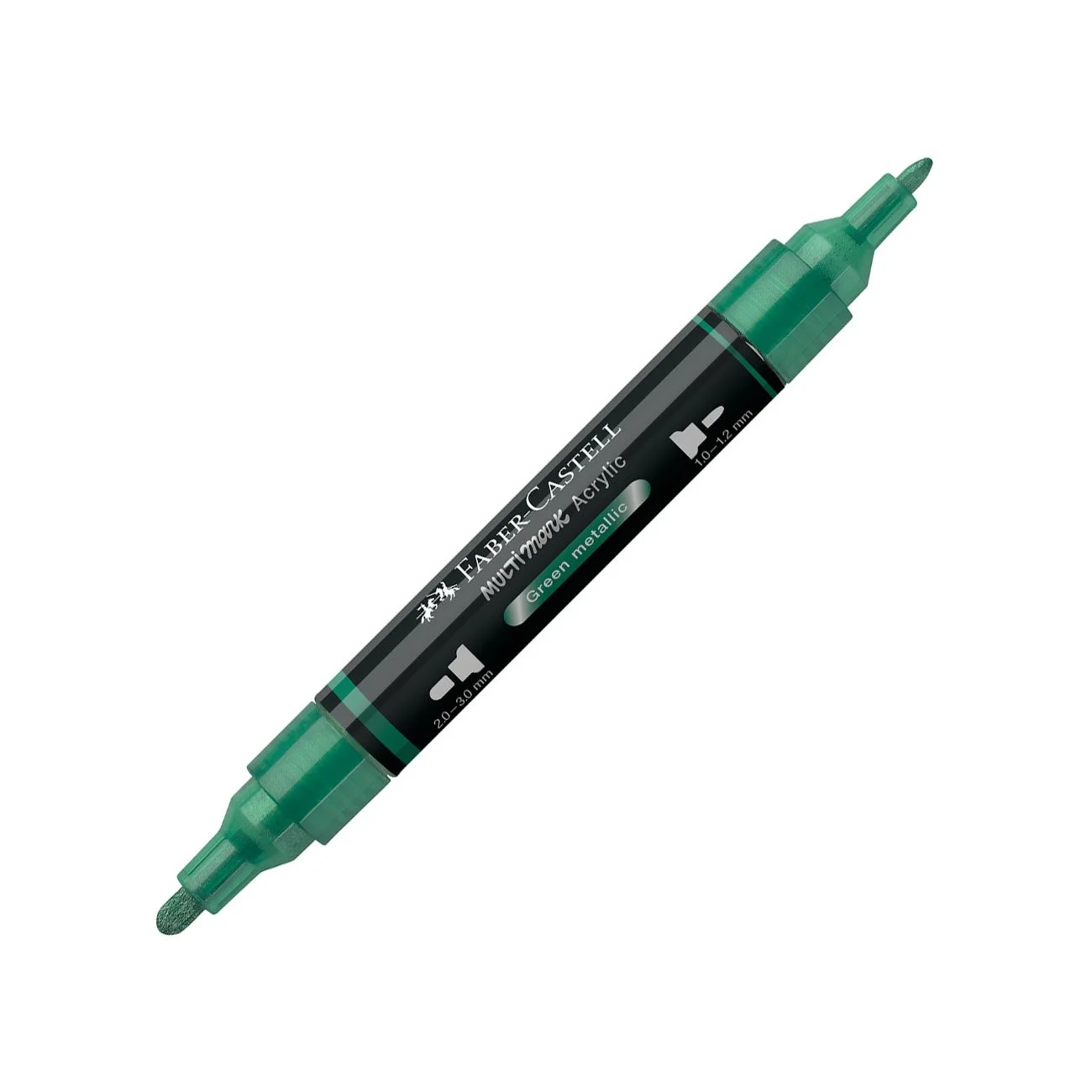 Faber-Castell Акрилен маркер Multimark, № 295, зелен металик