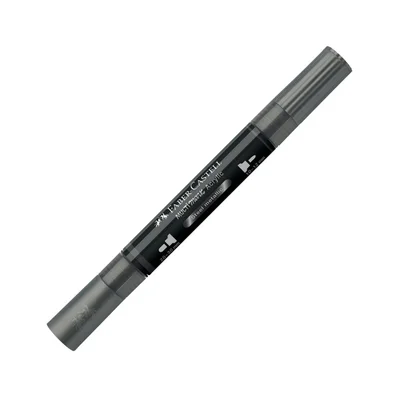 Faber-Castell Акрилен маркер Multimark, № 297, стоманен металик