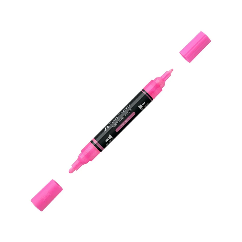 Acrylic marker Faber-Castell Multimark, No. 329, deep pink