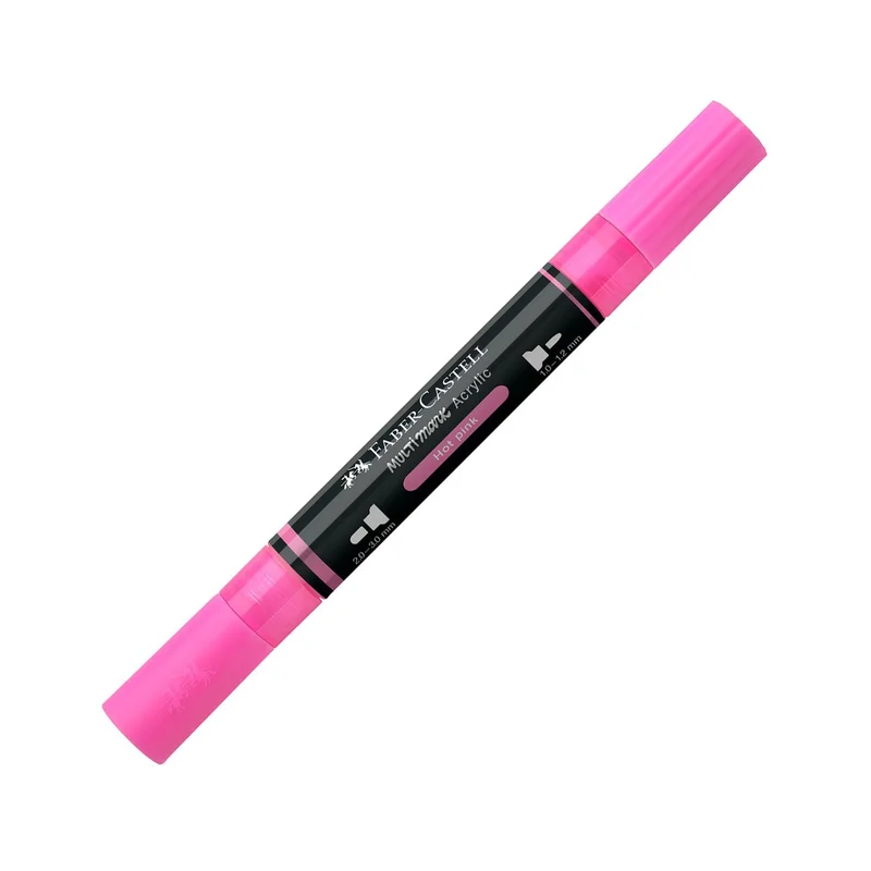 Acrylic marker Faber-Castell Multimark, No. 329, deep pink