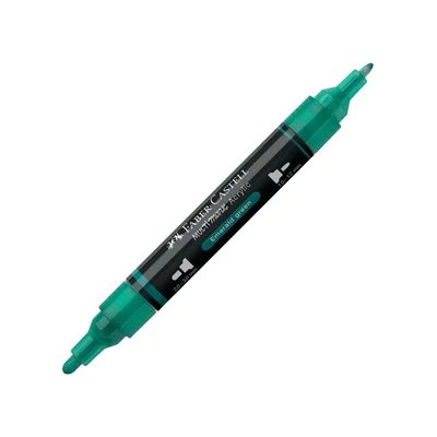 Acrylic marker Faber-Castell Multimark, No. 358, emerald green