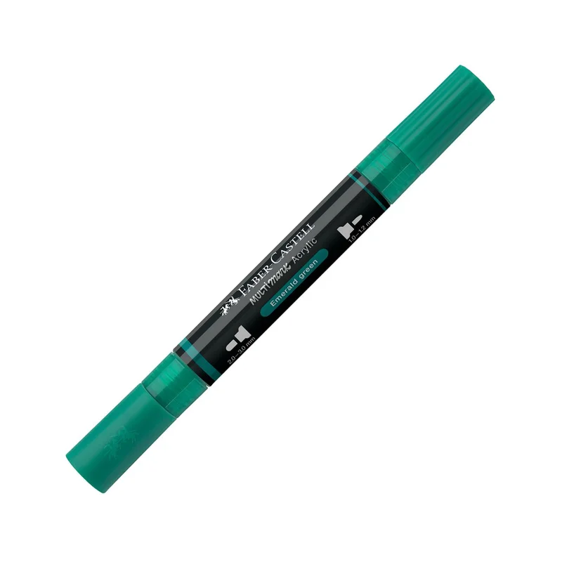 Acrylic marker Faber-Castell Multimark, No. 358, emerald green