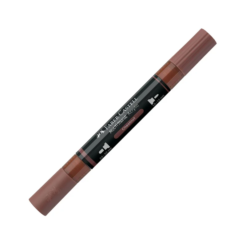 Faber-Castell Акрилен маркер Multimark, № 378, кестен