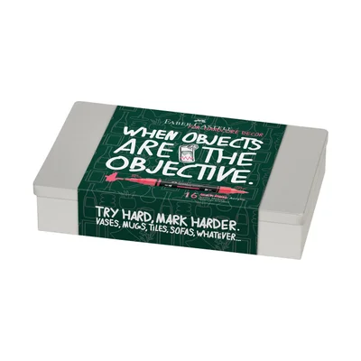 Faber-Castell Акрилен маркер Multimark, Home, 16 броя