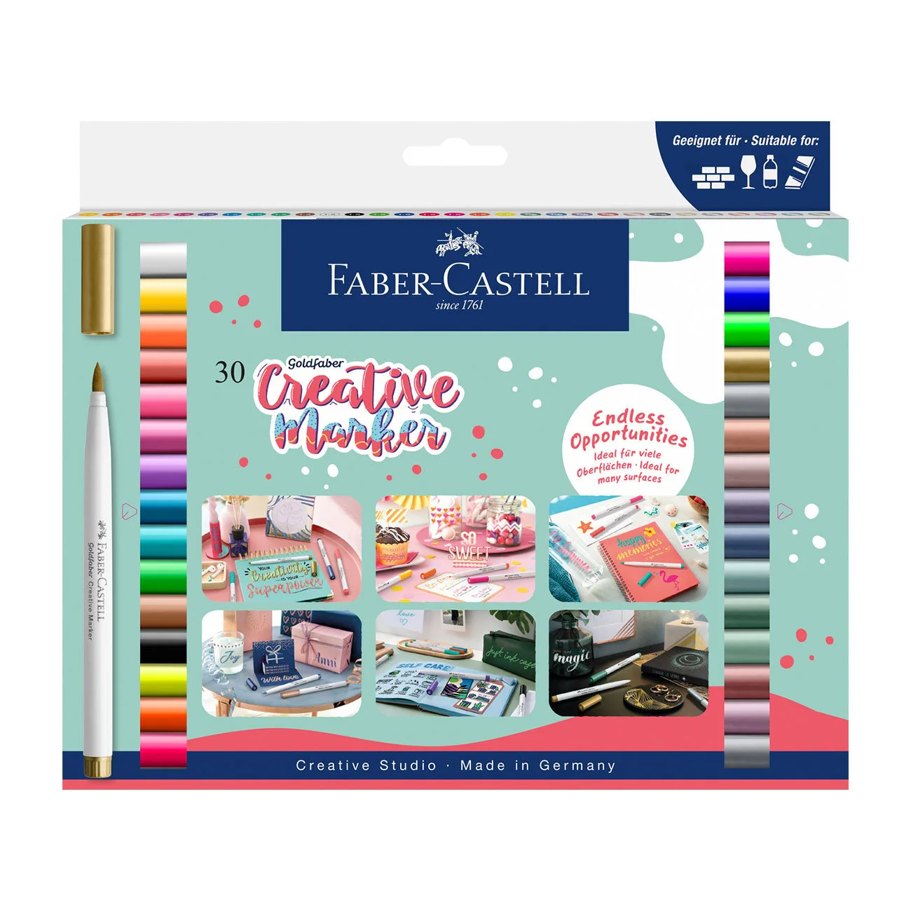Markers Faber-Castell Creative, 30 pcs