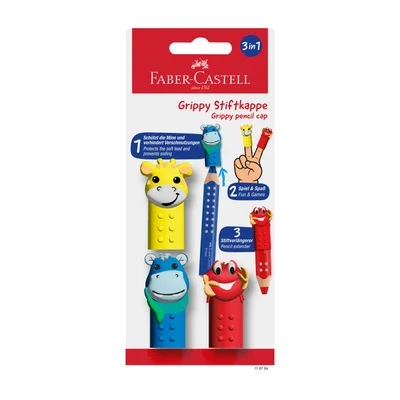 Faber-Castell Капачка за молив Grippy, комплект Hello