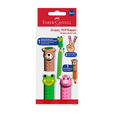 Faber-Castell Капачка за молив Grippy, комплект Friend