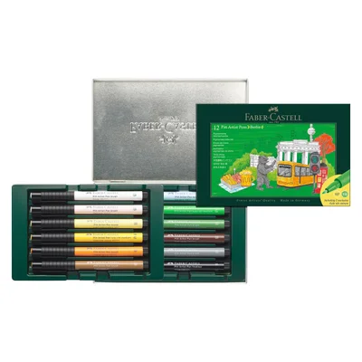 Faber-Castell Marker Pitt Artist, Berlin, 12 pieces