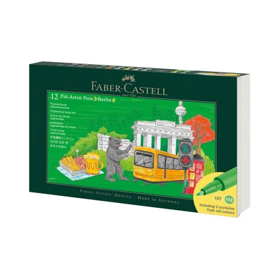 Faber-Castell Marker Pitt Artist, Berlin, 12 pieces
