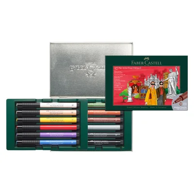 Faber-Castell Marker Pitt Artist, Milan, 12 pieces