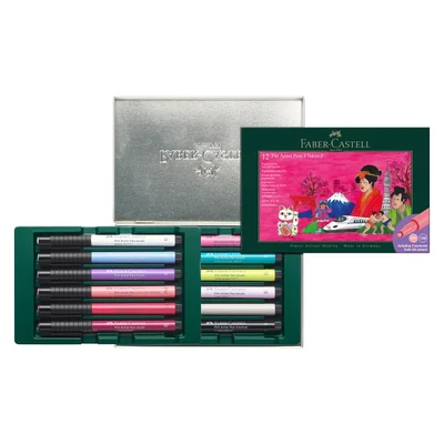 Faber-Castell Marker Pitt Artist, Tokyo, 12 pieces