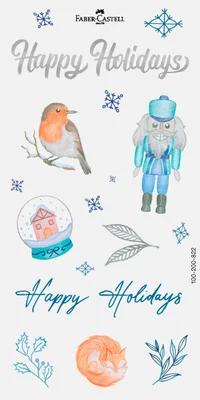 Faber-Castell Комплект маркери Creative Frosty Winter