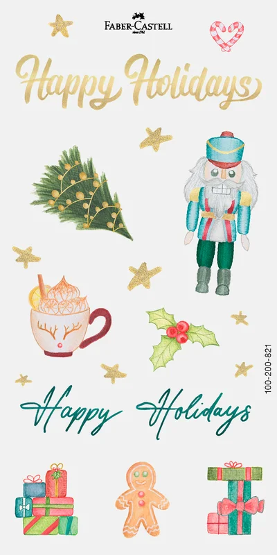 Faber-Castell Комплект маркери Creative Happy Holidays