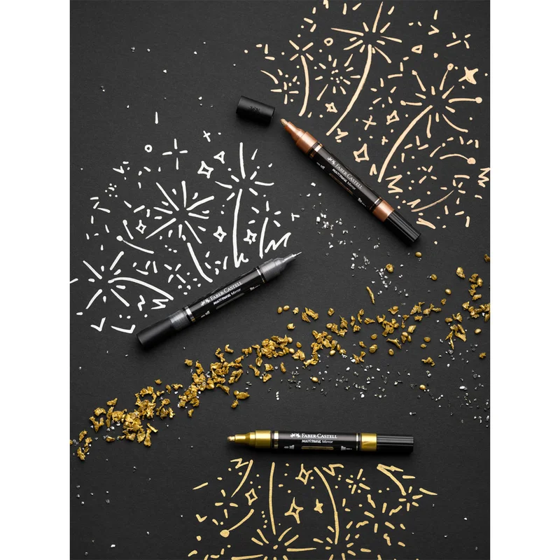 FABER-CASTELL MULTIMARK ACRYLIC MARKER MIRROR 3 PCS