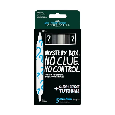FABER-CASTELL MULTIMARK ACRYLIC MARKER MYSTERY I 5 PCS