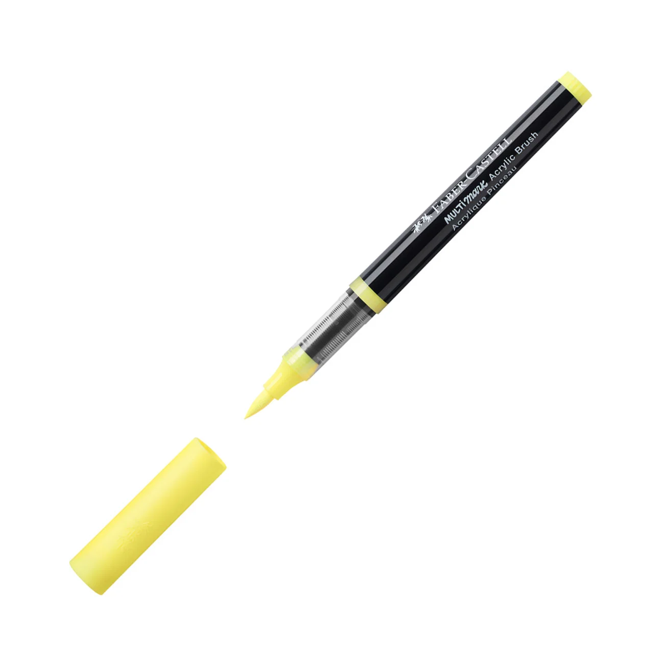 FABER-CASTELL MULTIMARK ACRYLIC BRUSH MARKER NEON YELLOW
