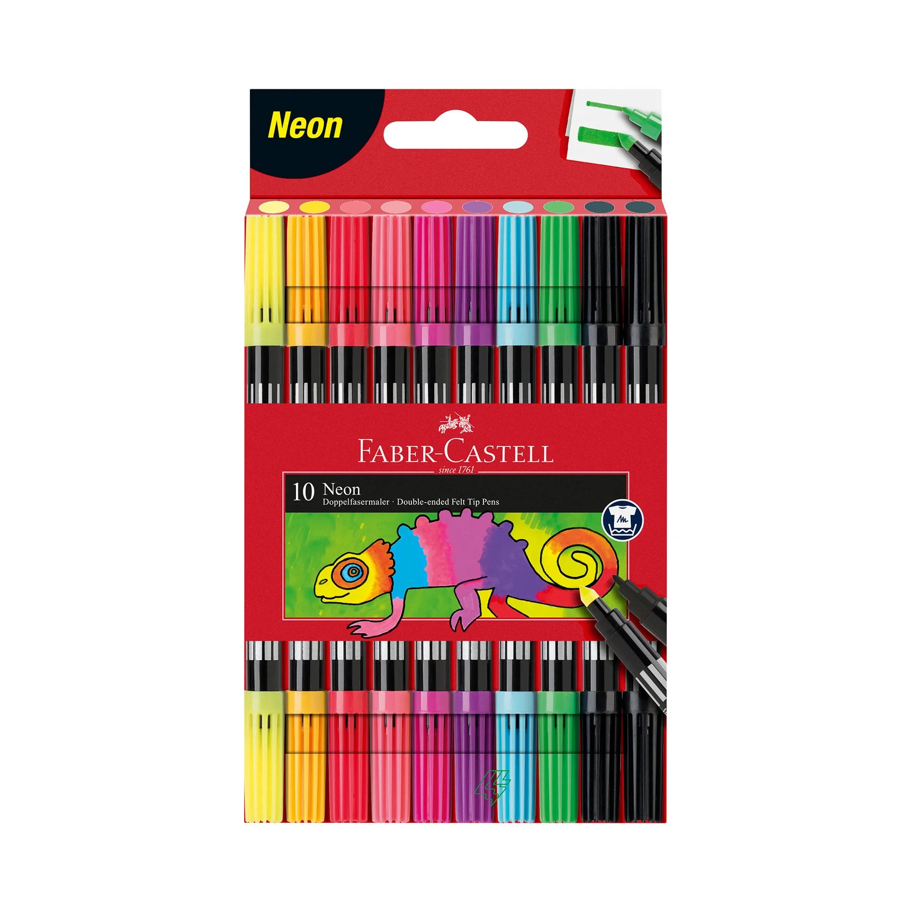 Faber-Castell Double-ended markers, neon, 10 colours