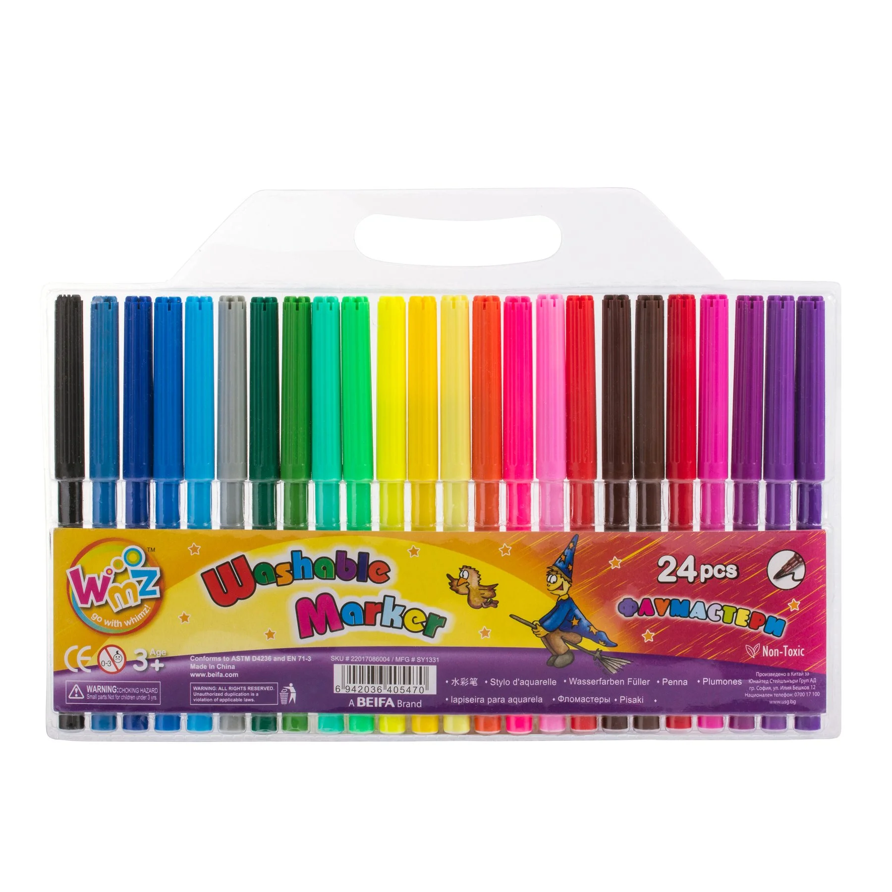 Beifa Felt-tip pens WMZ, 24 colors