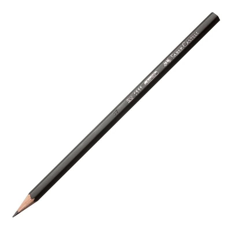 Faber-Castell Pencil 1111, graphite, 2B, 12 pcs