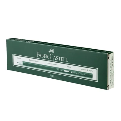 Faber-Castell Pencil 1111, graphite, 2B, 12 pcs