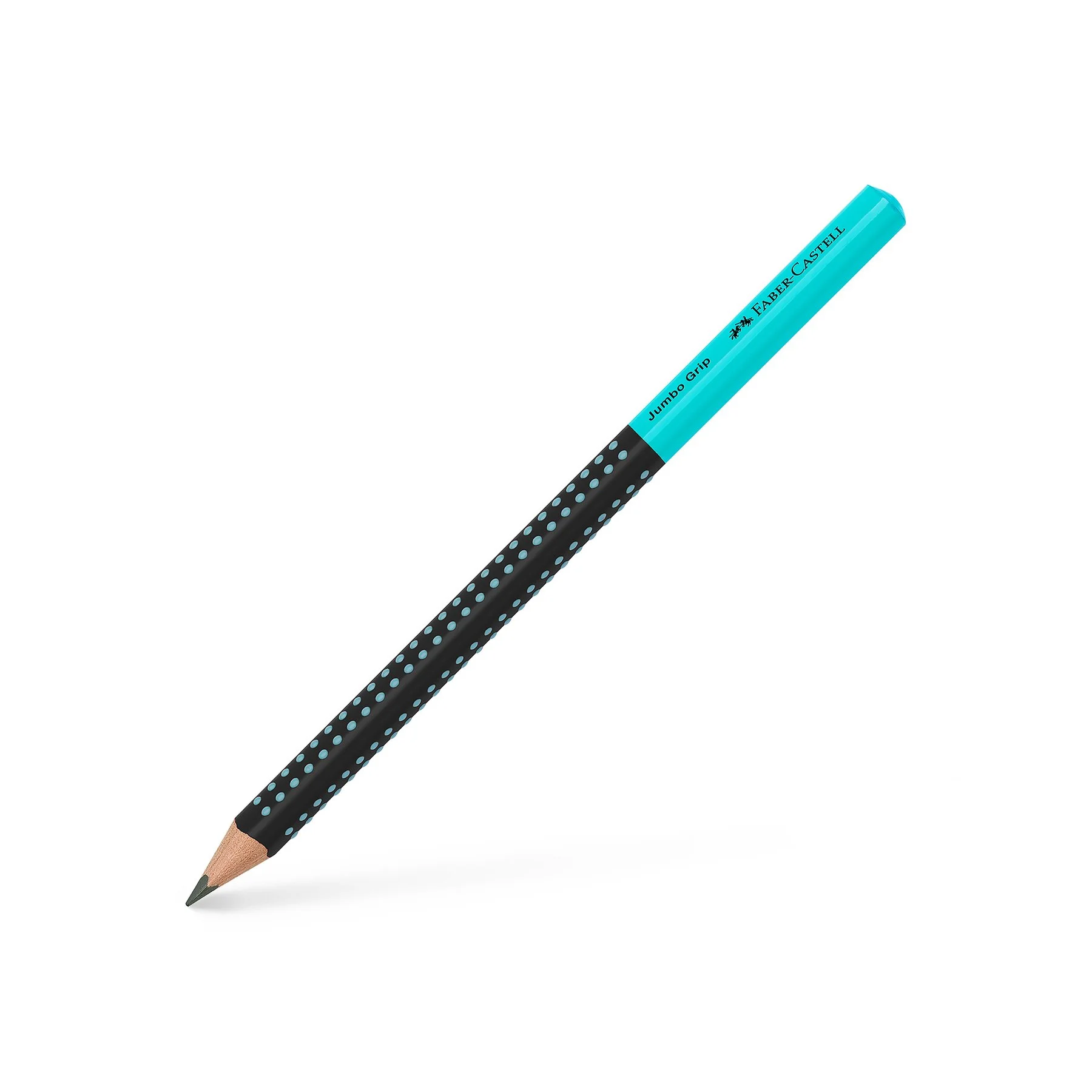 Faber-Castell Pencil Grip 2001 Two Tone, Jumbo, black and turquoise