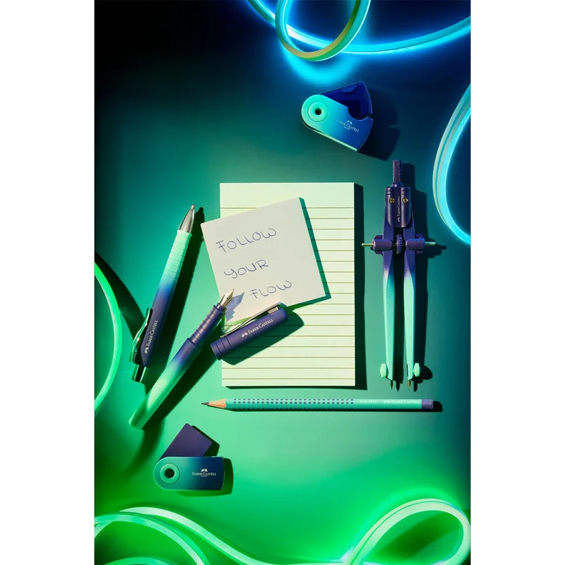Faber-Castell Grip 2001 pencil, B, Buzzing blue