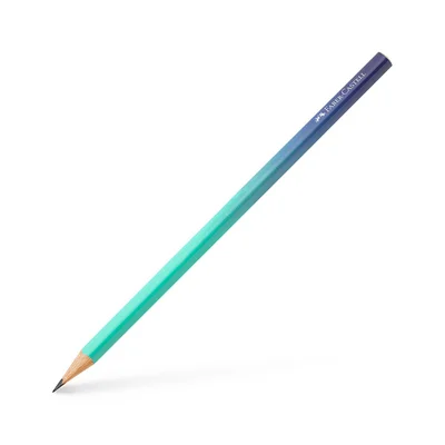 Faber-Castell pencil, B, Buzzing blue