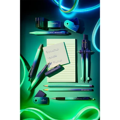 Faber-Castell pencil, B, Buzzing blue