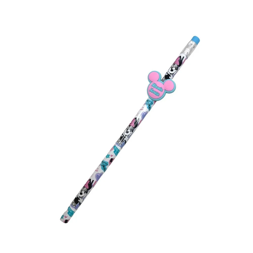Best Buy Classy Pin Pencil, Minnie Mouse, HB, with eraser, assorted, 1 pc