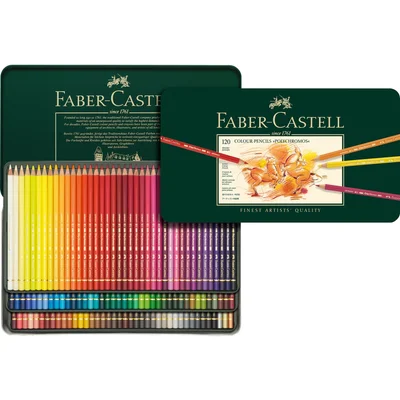 Faber-Castell Polychromos color pencils, 120 colors
