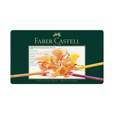 Faber-Castell Polychromos color pencils, 120 colors