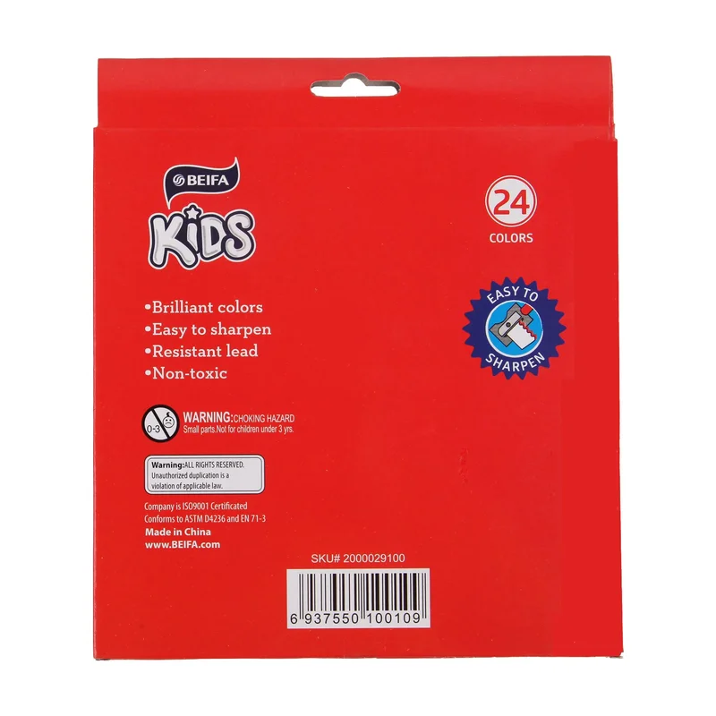 Beifa Colored pencils WMZ, 24 colors