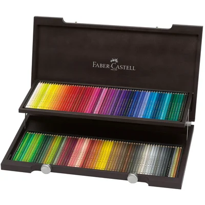 Faber-Castell Colour pencils Polychromos, 120 colours, wooden case