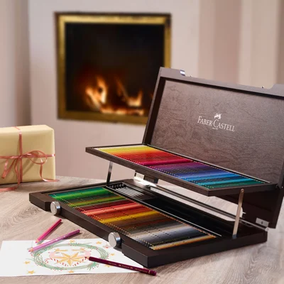 Faber-Castell Colour pencils Polychromos, 120 colours, wooden case