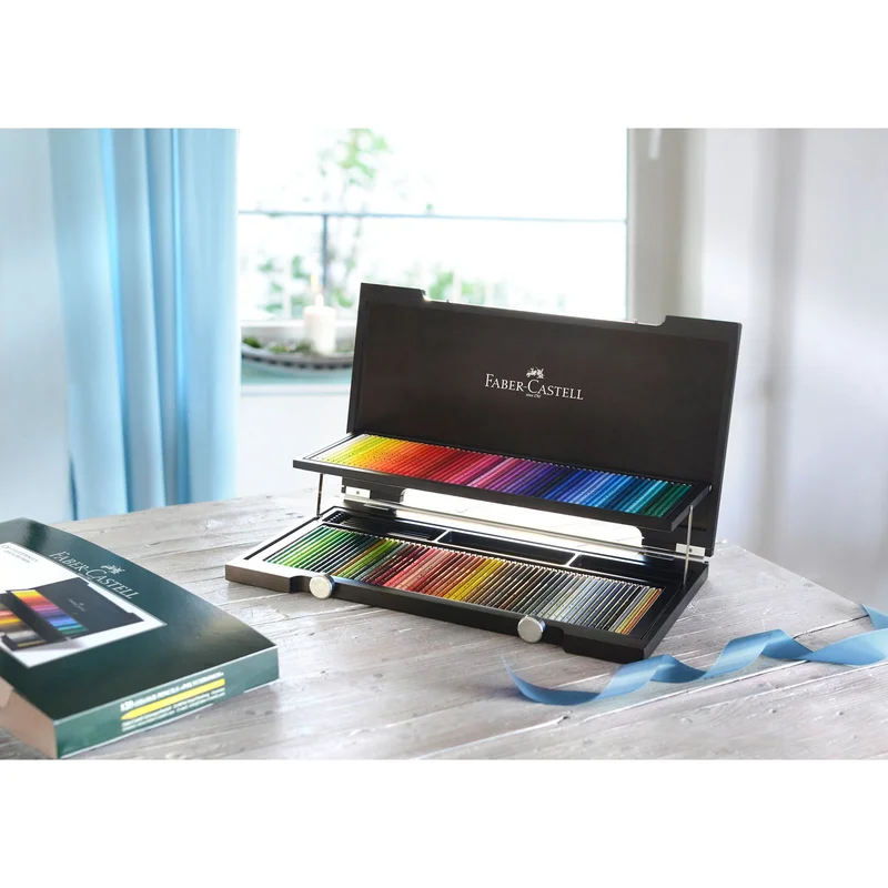 Faber-Castell Colour pencils Polychromos, 120 colours, wooden case
