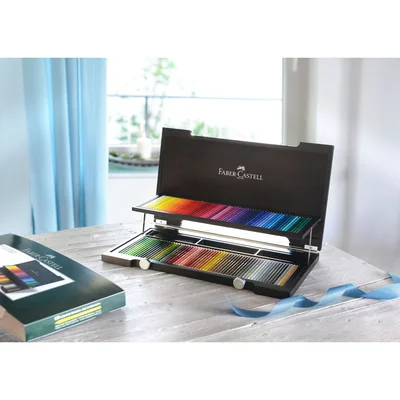 Faber-Castell Colour pencils Polychromos, 120 colours, wooden case