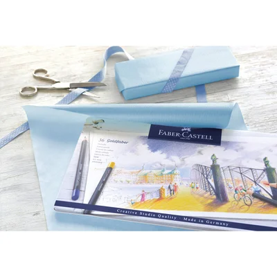 Faber-Castell Colored pencils Goldfaber, 36 colors, metal tin