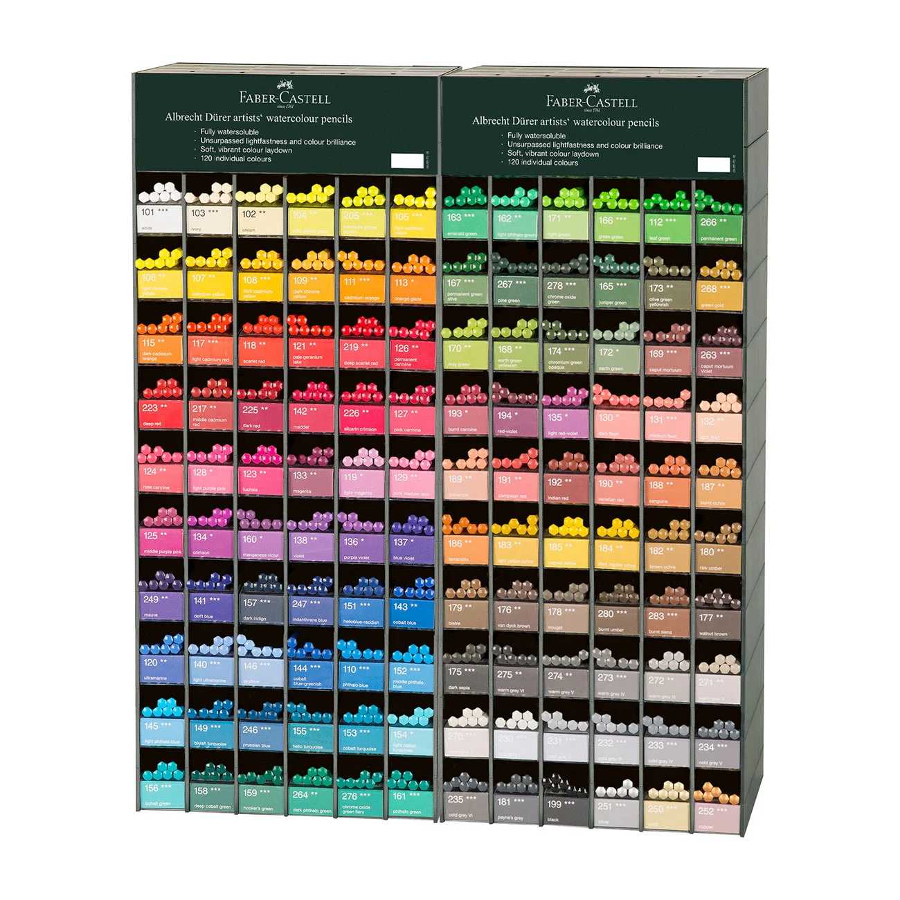 Faber-Castell Albrecht Durer Pencils, 120 colors, in module