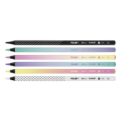 Milan Colour pencils Sunset, 3.5 mm, 6 colors
