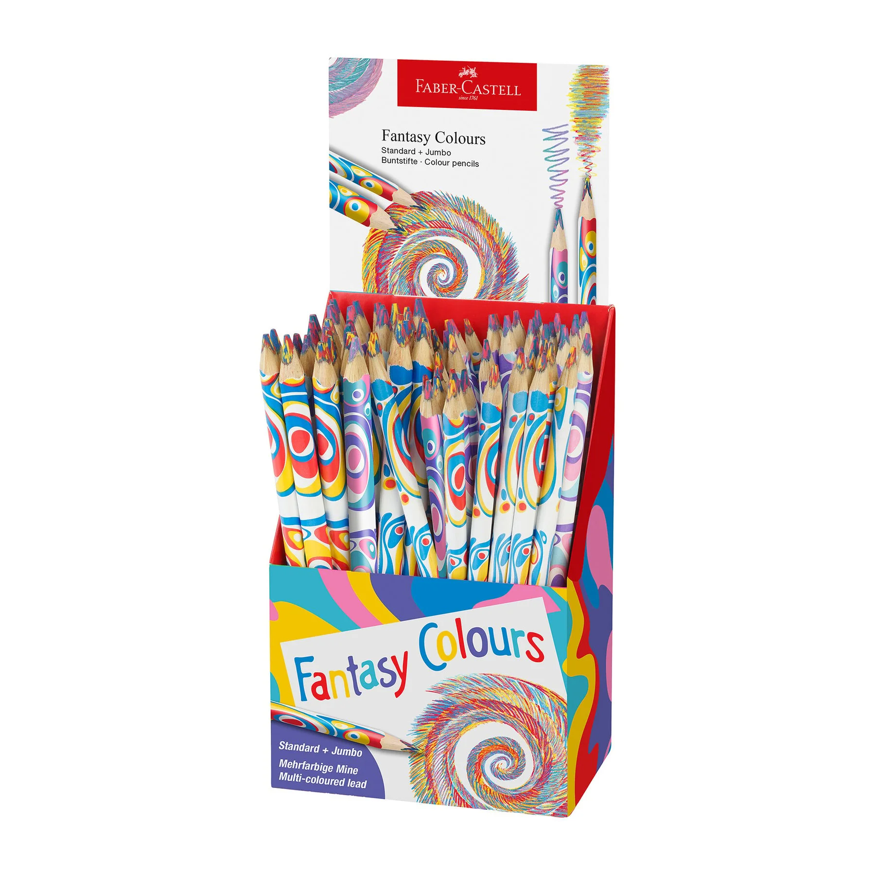Faber-Castell Молив Fantasy, многоцветен, 84 броя в дисплей